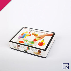 5pcs decoration set, cake decoration set, cookie decoration set, cake decoration tools, cookie decoration tools, baking tools, baking accessories, baking nozzles, cake tools, cookie tools, modern, new, latest, latest cooking tools, new baking tools, handy