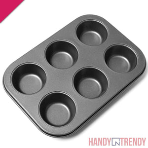 6 Holes Cupcake Pan - HandynTrendy Shop