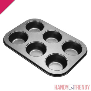 6 Holes Cupcake Pan - HandynTrendy Shop