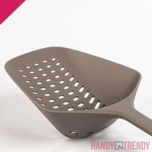 slotted colander scoop, non stick cookware, kitchen tools and accessories, nylon cookware