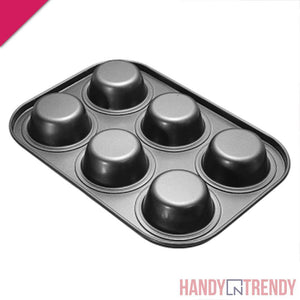 6 Holes Cupcake Pan - HandynTrendy Shop