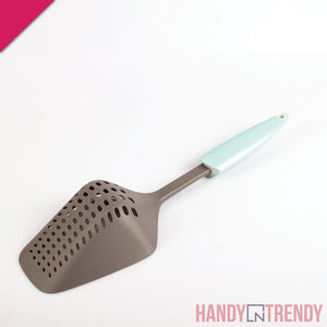 slotted colander scoop, non stick cookware, kitchen tools and accessories, nylon cookware