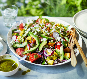 Summer Salad with Chile Vinaigrette Recipe