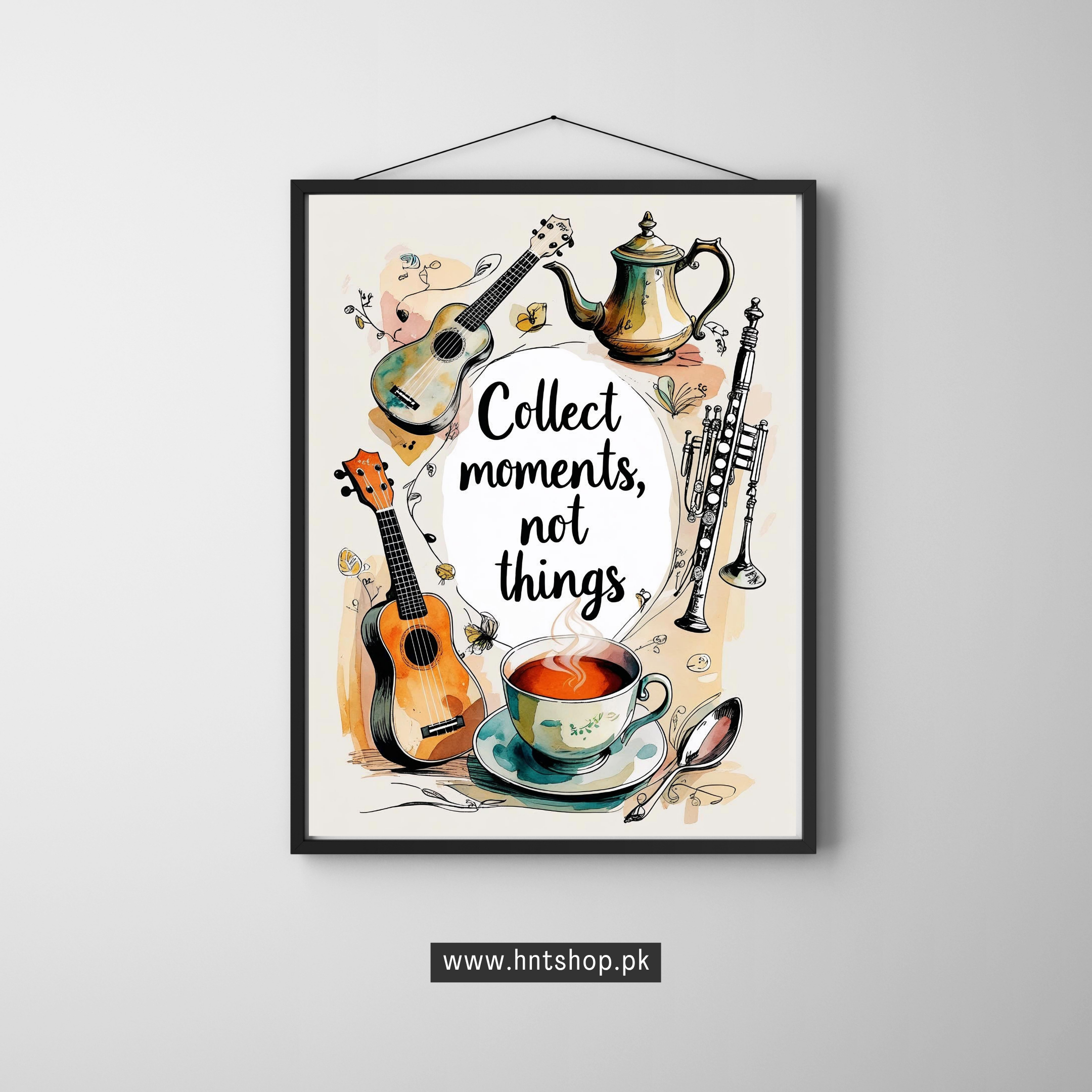 Collect Memories, Not Things – Inspirational Wall Art