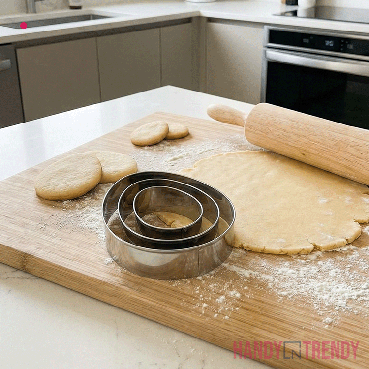 3pcs Stainless Steel Egg Shape Cookie Cutter