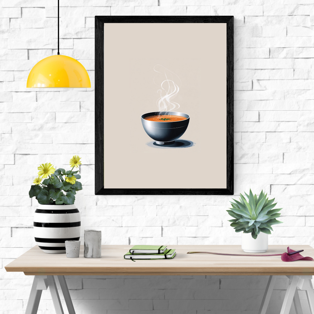 Elegant Soup Bowl Wall Art – Cozy & Inviting Decor