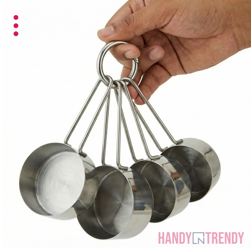 4cps Stainless Steel Measuring Cups