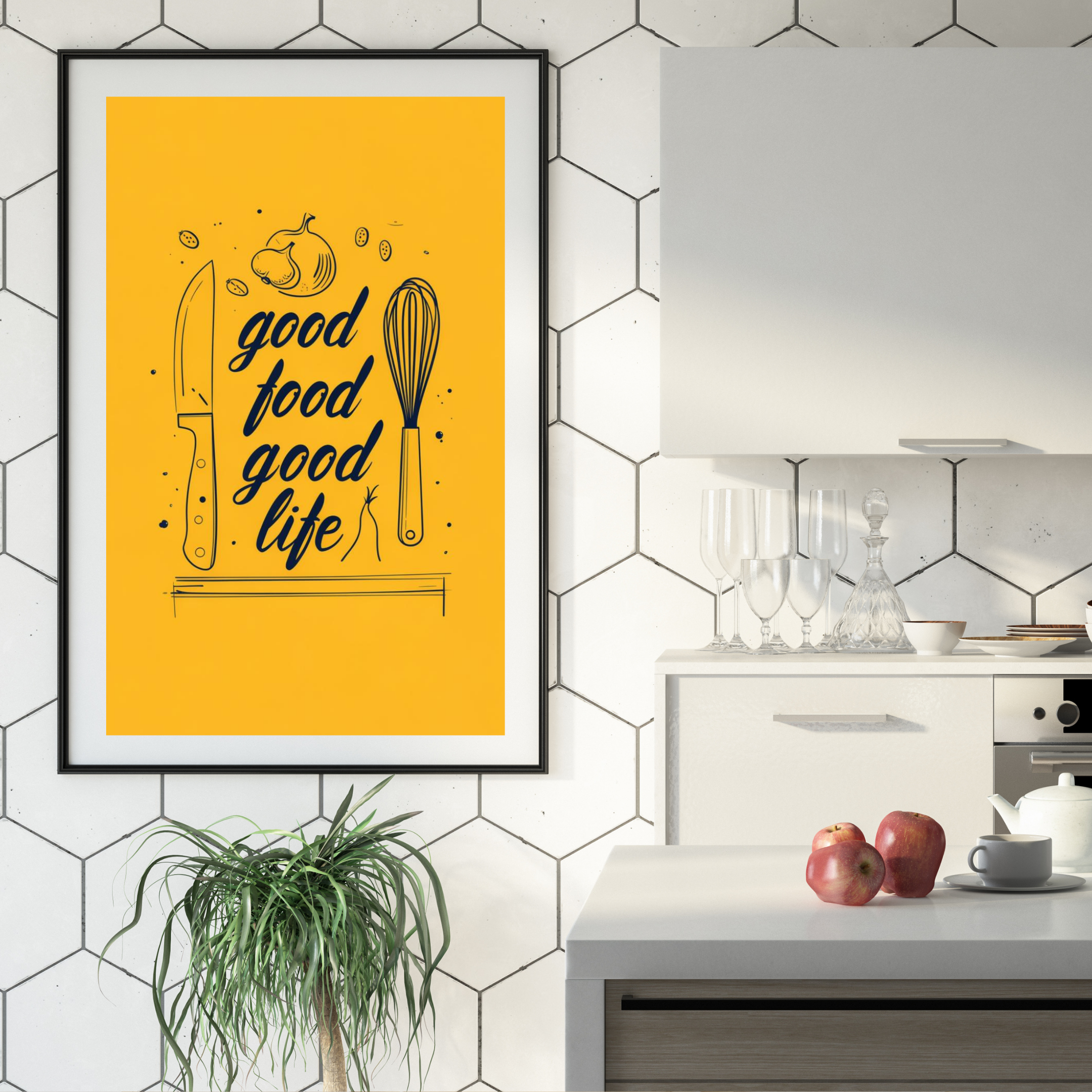 Good Food, Good Life – Kitchen Wall Art