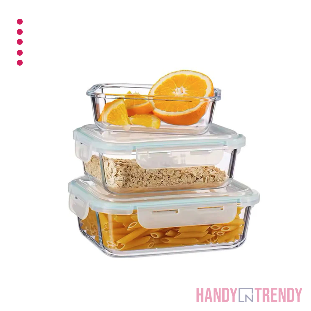 Limon 6pc Glass Container Pack