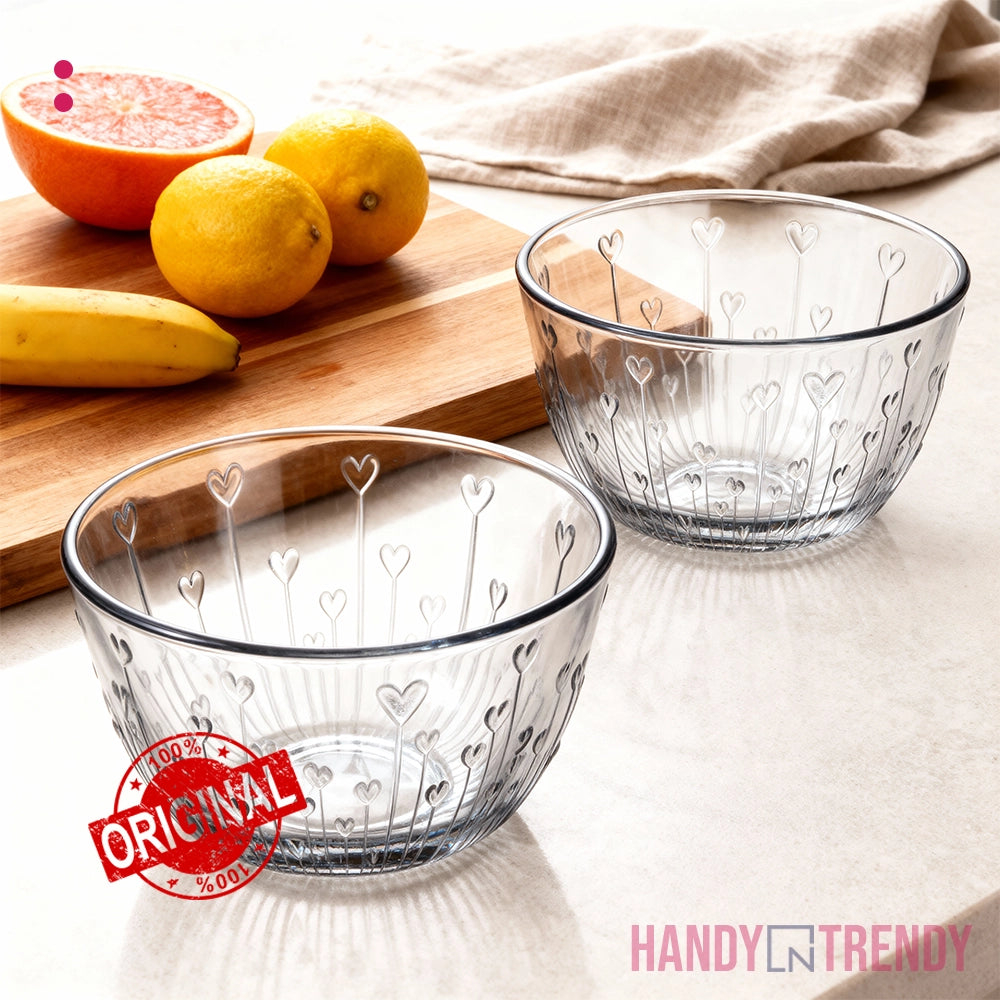 Pasabahce marmelade glass bowl 2pcs set-2