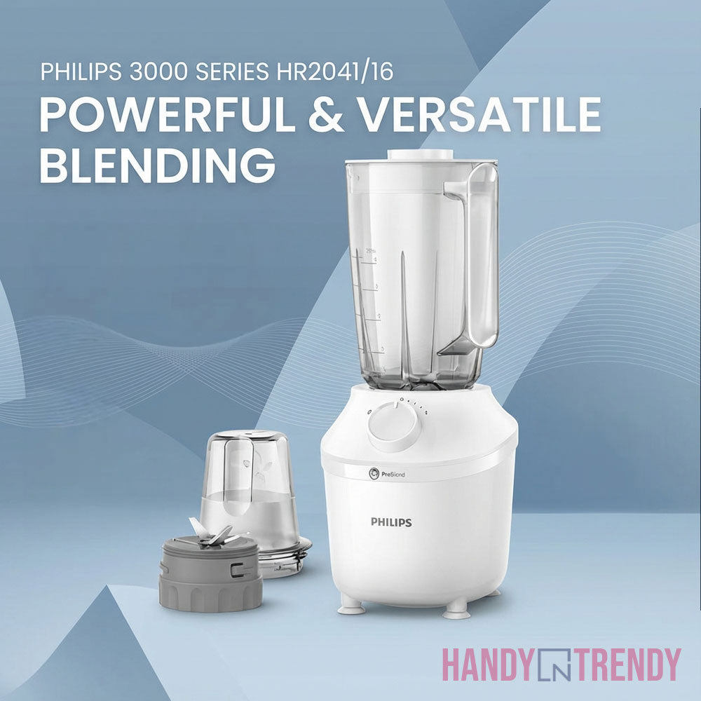 Philips 3000 Series Blender HR2041/16 –  450W Smoothie & Ice Crush Blender