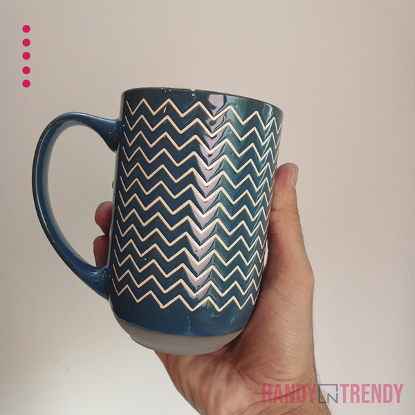 The rhytm mug ceramic coffee mug tea and coffee mug gift mug premium quality ceramic mug large mug - 1