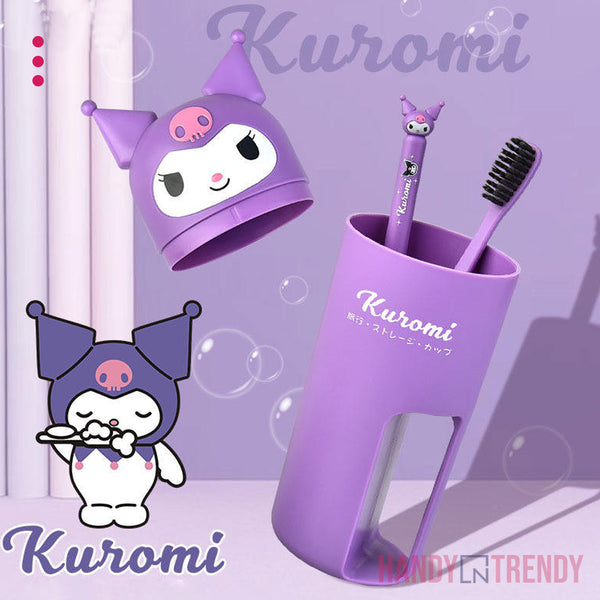 Kuromi Travel Brush Set
