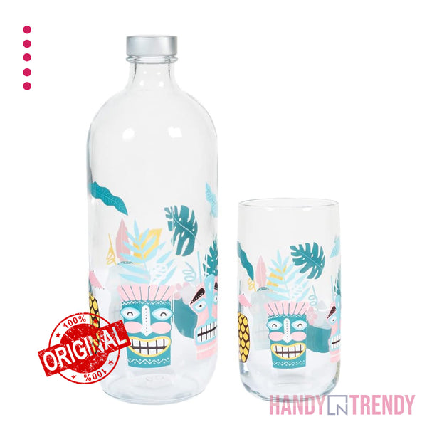 🥂 Pasabahce Tiki Party 5-Piece Water Set – Tropical Glassware Collection