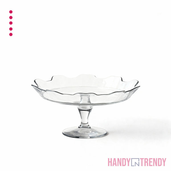 Pasabahce Footed Serving Dish for Salads, Cakes & Fruits