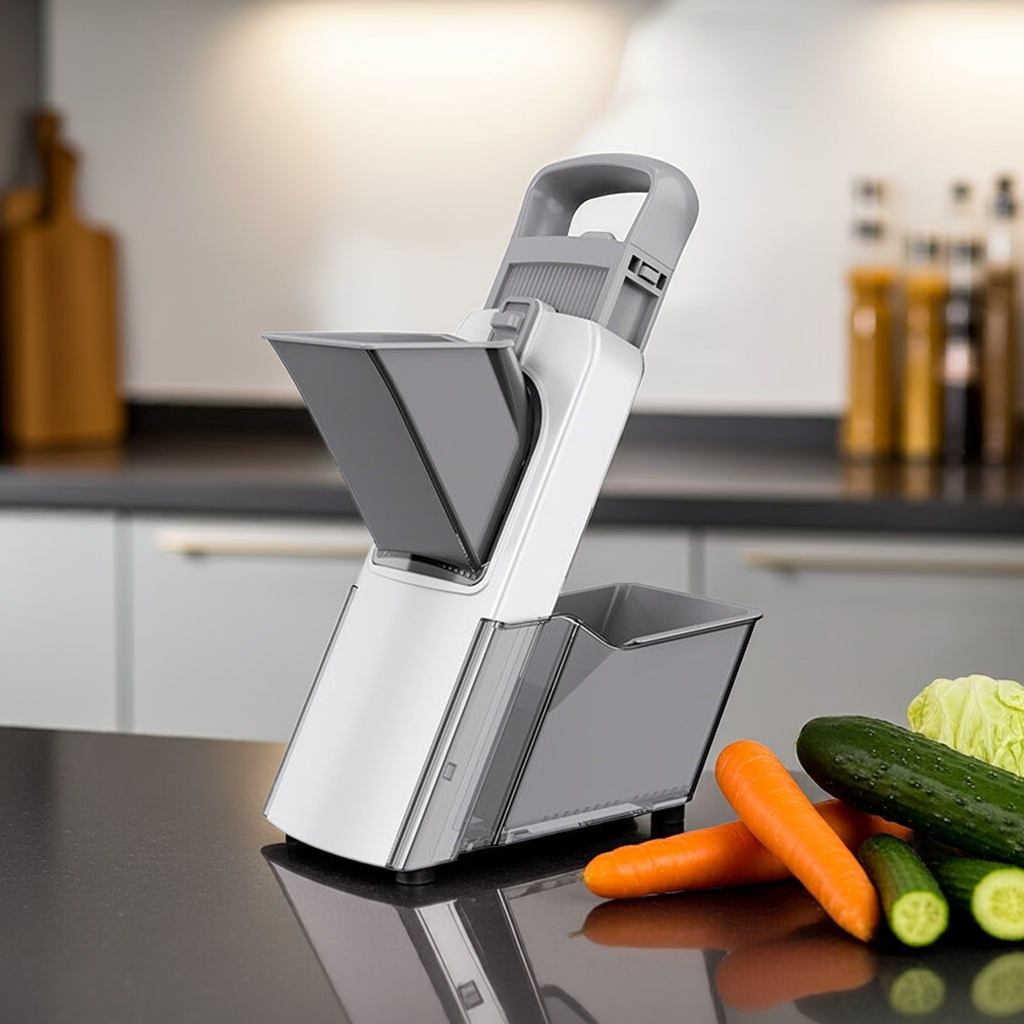 Alligator Vegetable Chopper – No Blade Changes Needed!