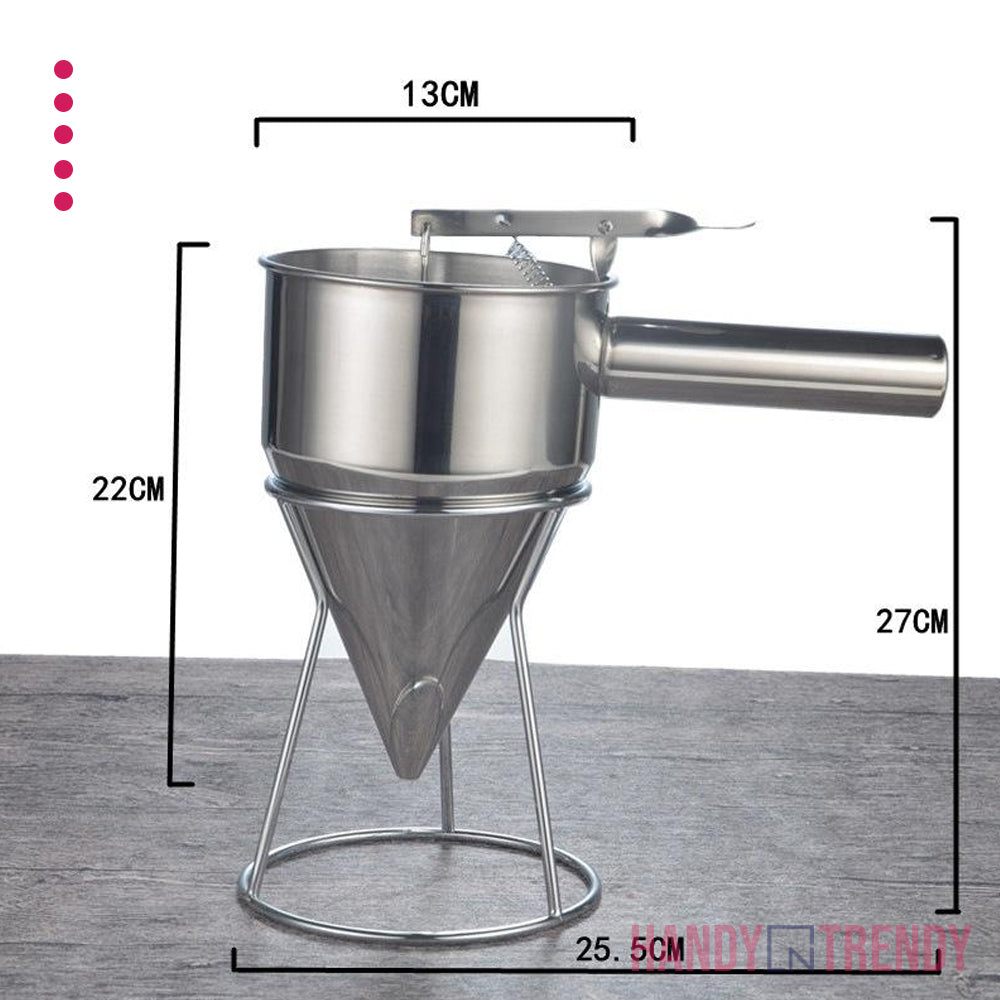 stainless-steel-batter-dispenser-baking-tools-chocolate-pouring-funnel-cone-cooking-dispenser-tool---1