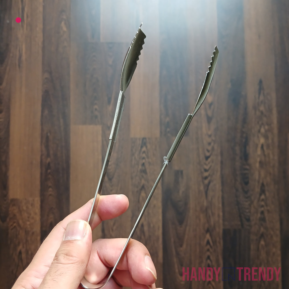 stainless-steel-bbq-tong-mini-serving-tong-ribbed-mouth-bbq-tong-kitchen-tools-and-accessories-in-pakistan---2