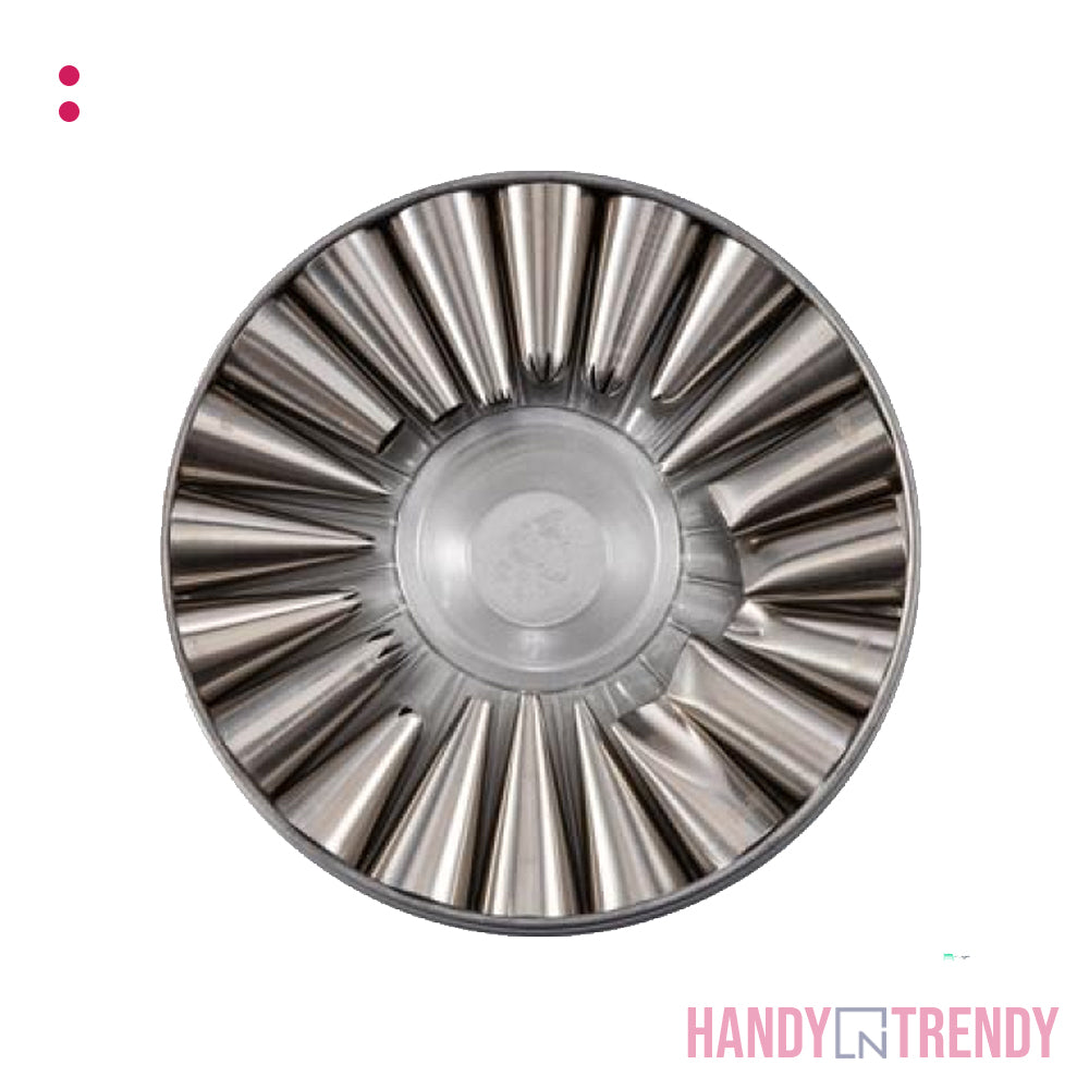 20-Piece Stainless Steel Icing Nozzle Set – Precision for Every Pastry