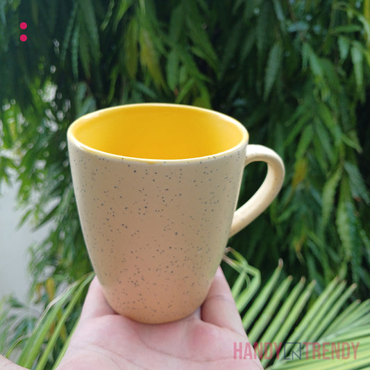 6pcs Ceramic Tea Cups - Citrus Glint