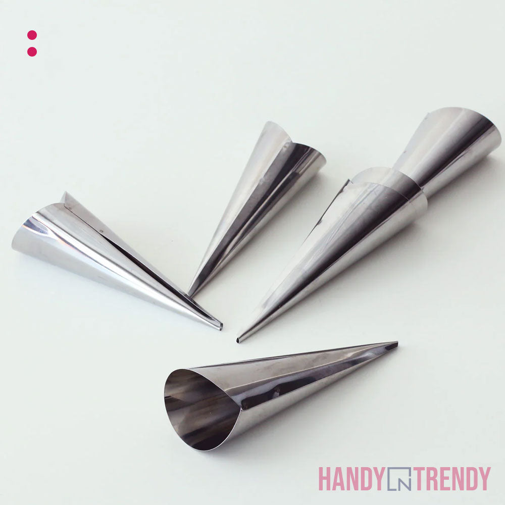 6pcs Vocen Cream Roll Mould Set