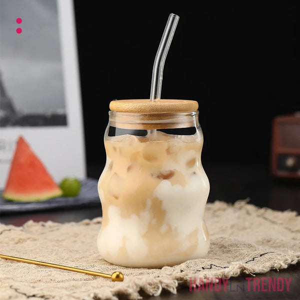 Wavy Glass Sipper