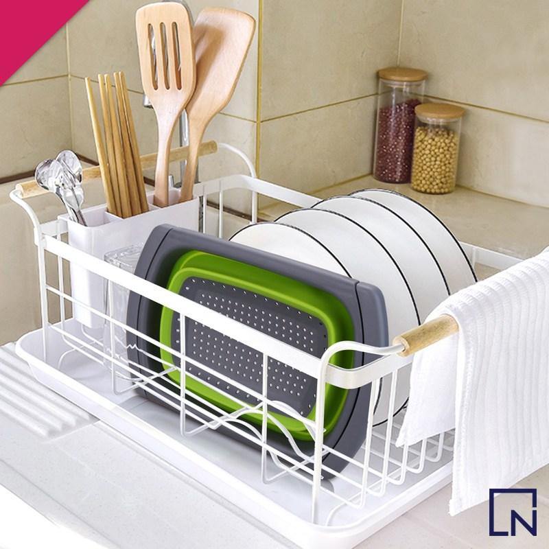 extendable sink basket, extendable fruit basket, fruit basket, sink basket, strainer basket, basket with stainer, kitchen accessories, kitchen tools