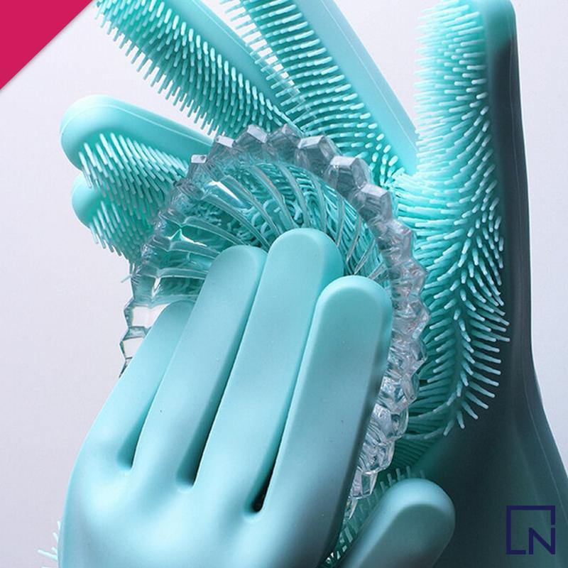 dish washing glove silicone gloves with brush silicone gloves for dish washing gloves for dish washing