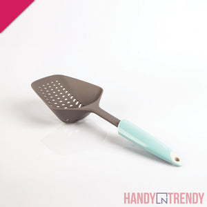 slotted colander scoop, non stick cookware, kitchen tools and accessories, nylon cookware