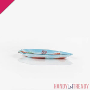 snack serving plate, printed glass plate, digital printed serving plates