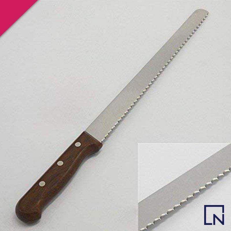 stainless steel bread knife, serrate knife for bread, bread and cake knife, long bread knife, cake knife, long knives, extra long knives, kitchen tools, kitchen accessories