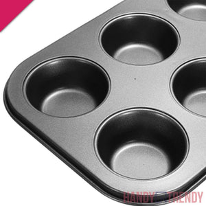 6 Holes Cupcake Pan - HandynTrendy Shop