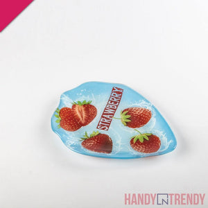 snack serving plate, printed glass plate, digital printed serving plates