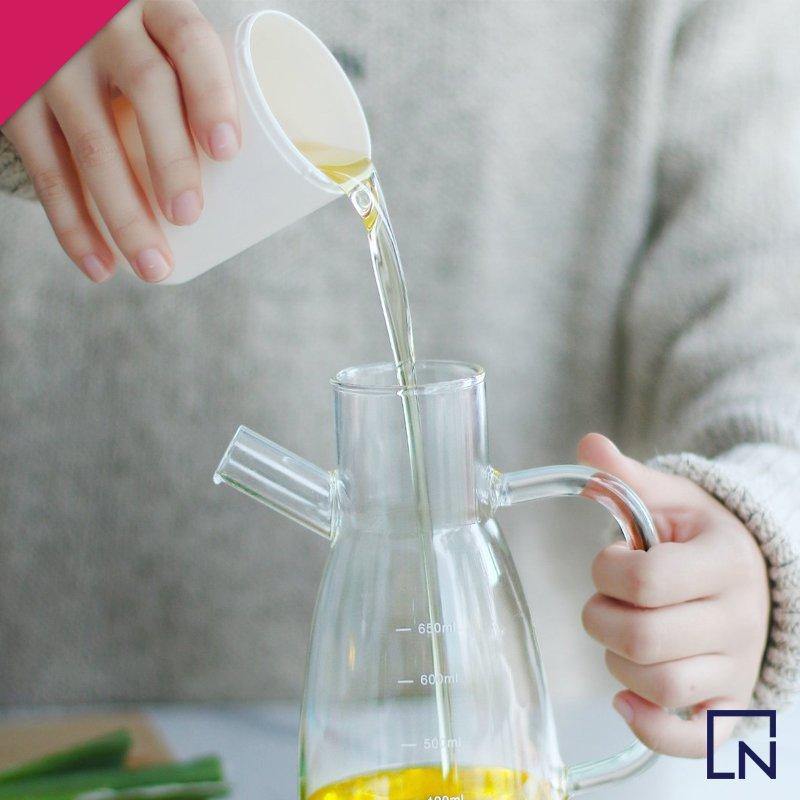 borosilicate oil jug, glass oil jug, handmade glass jug, oil bottle, oil vinegar bottle, glass vinegar bottle