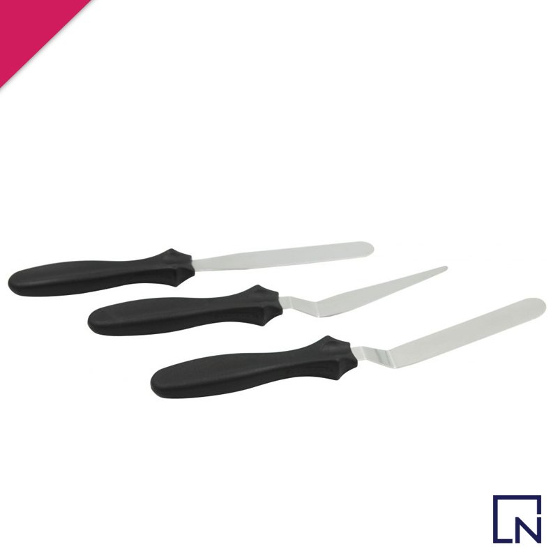 stainless steel spatula set, baking tools, baking accessories, icing knife, cake leveler, cheese knives set