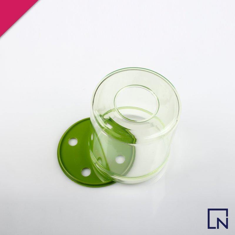 transparent tissue holder, tissue box, round tissue box, tissue holder, tissue dispenser, tableware, coffee table accessories, tissue roll, handyntrendy, kitchen tools, kitchen accessories