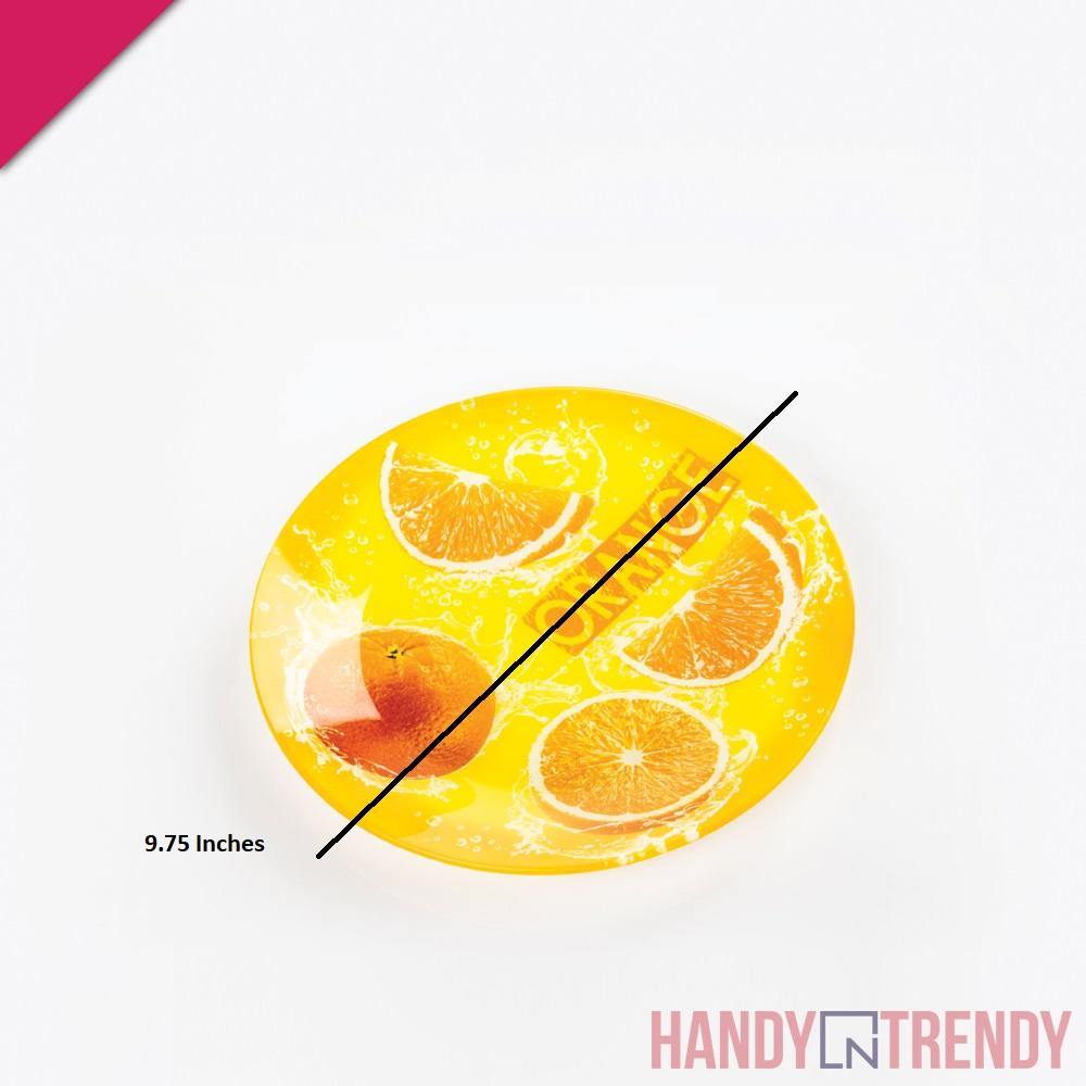 snack serving plate, printed glass plate, digital printed serving plates