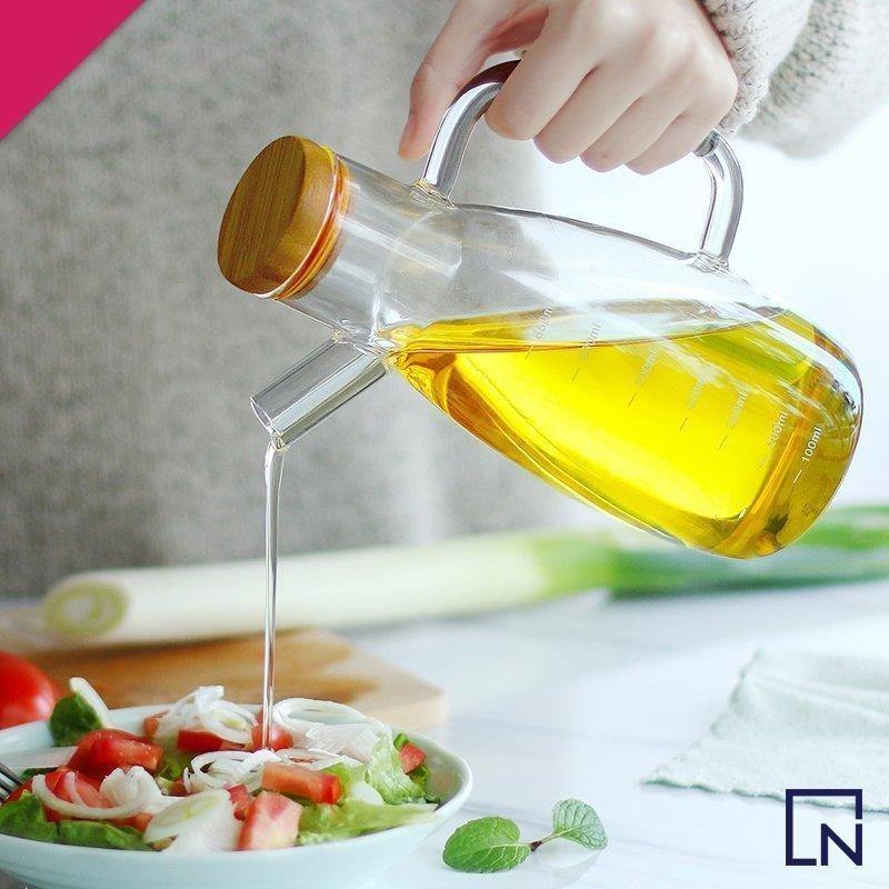 borosilicate oil jug, glass oil jug, handmade glass jug, oil bottle, oil vinegar bottle, glass vinegar bottle