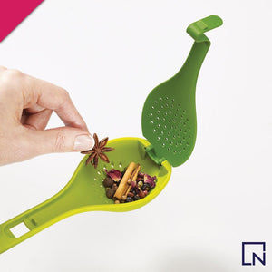 mutifunction infuser spoon, joseph joseph infuser, infuser, taste infuser, herb infuser, leaf stripper, leaf remover, gadgets, kitchen gadgets, kitchen tools