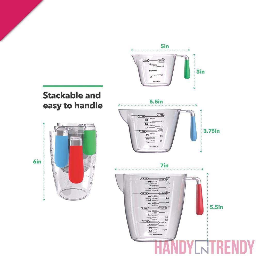 3pcs Measuring Jug Set - HandynTrendy Shop