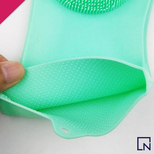 dish washing glove silicone gloves with brush silicone gloves for dish washing gloves for dish washing