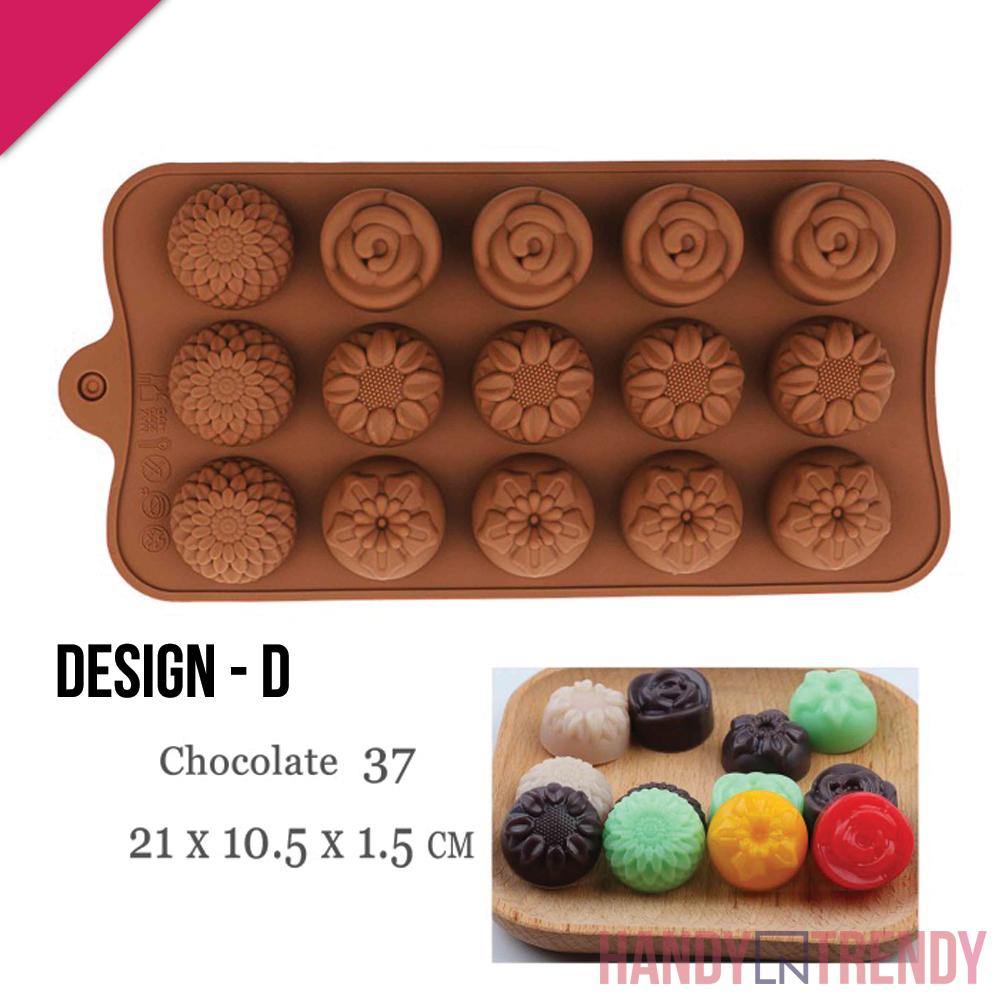 Silicon Chocolate Mold - 9 Designs - HandynTrendy Shop