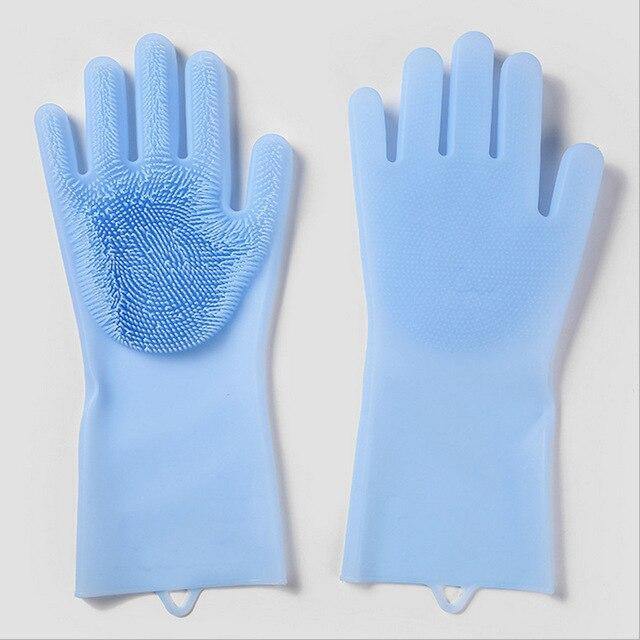 Dish Washing Silicone Gloves - HandynTrendy Shop