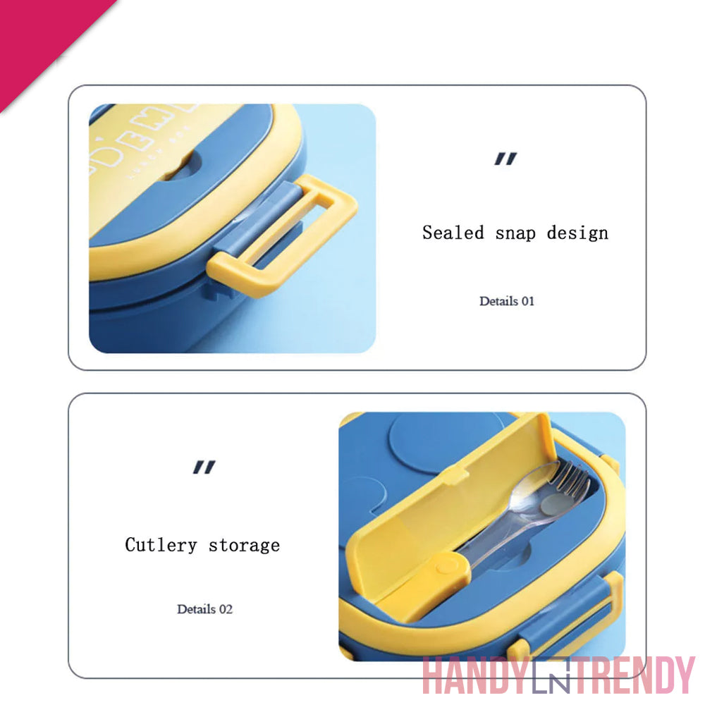 Tedemei Lunch Box with Cutlery – Smart & Spacious Meal Solution