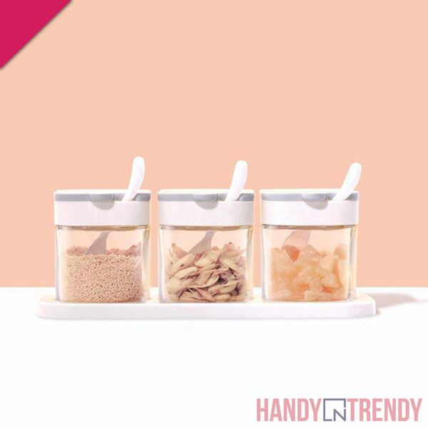 Glass Seasoning Set